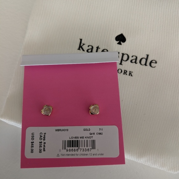 *NWT* ♠️ Kate Spade pretzel 🥨 earrings - Picture 3 of 5